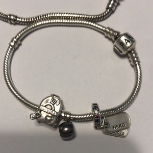 Bundle of Pandora bracelets & Charms , great for gifts or resale